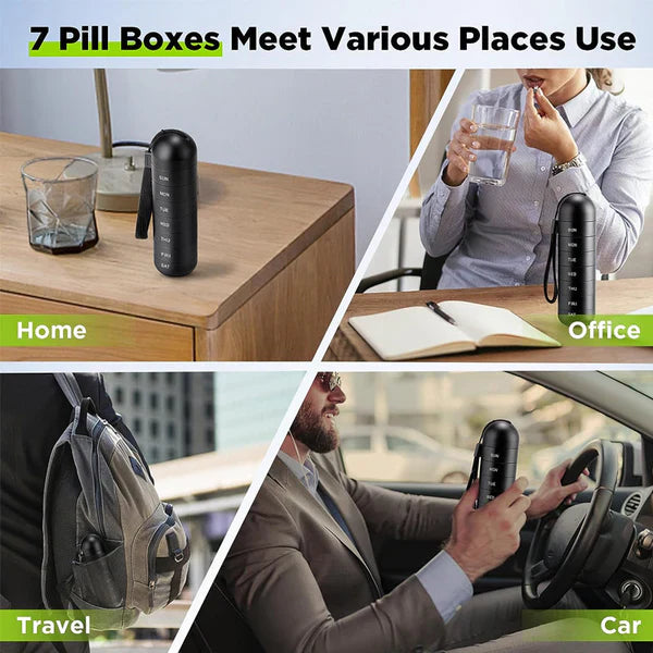 Velvaro Aluminum 7-Day Pill Organizer