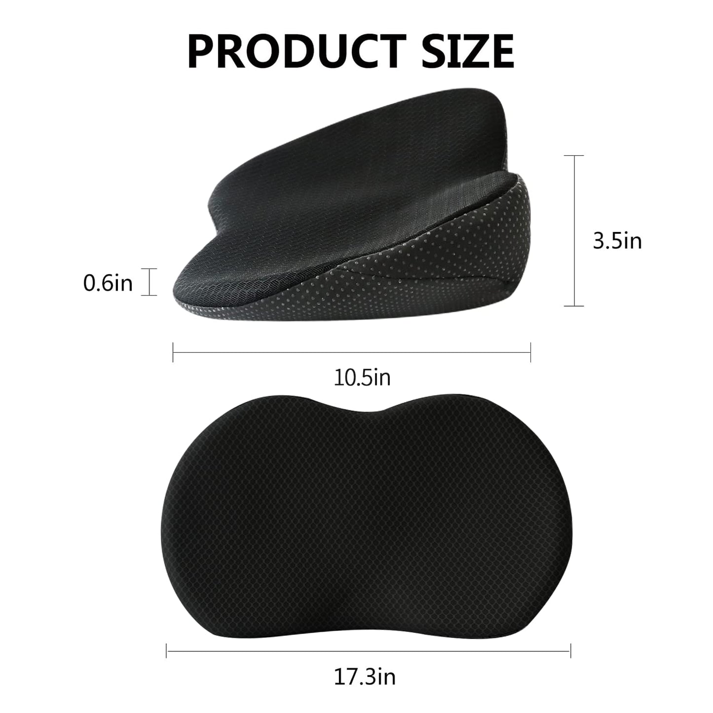 Velvaro Car Seat Cushion Shorter Drivers