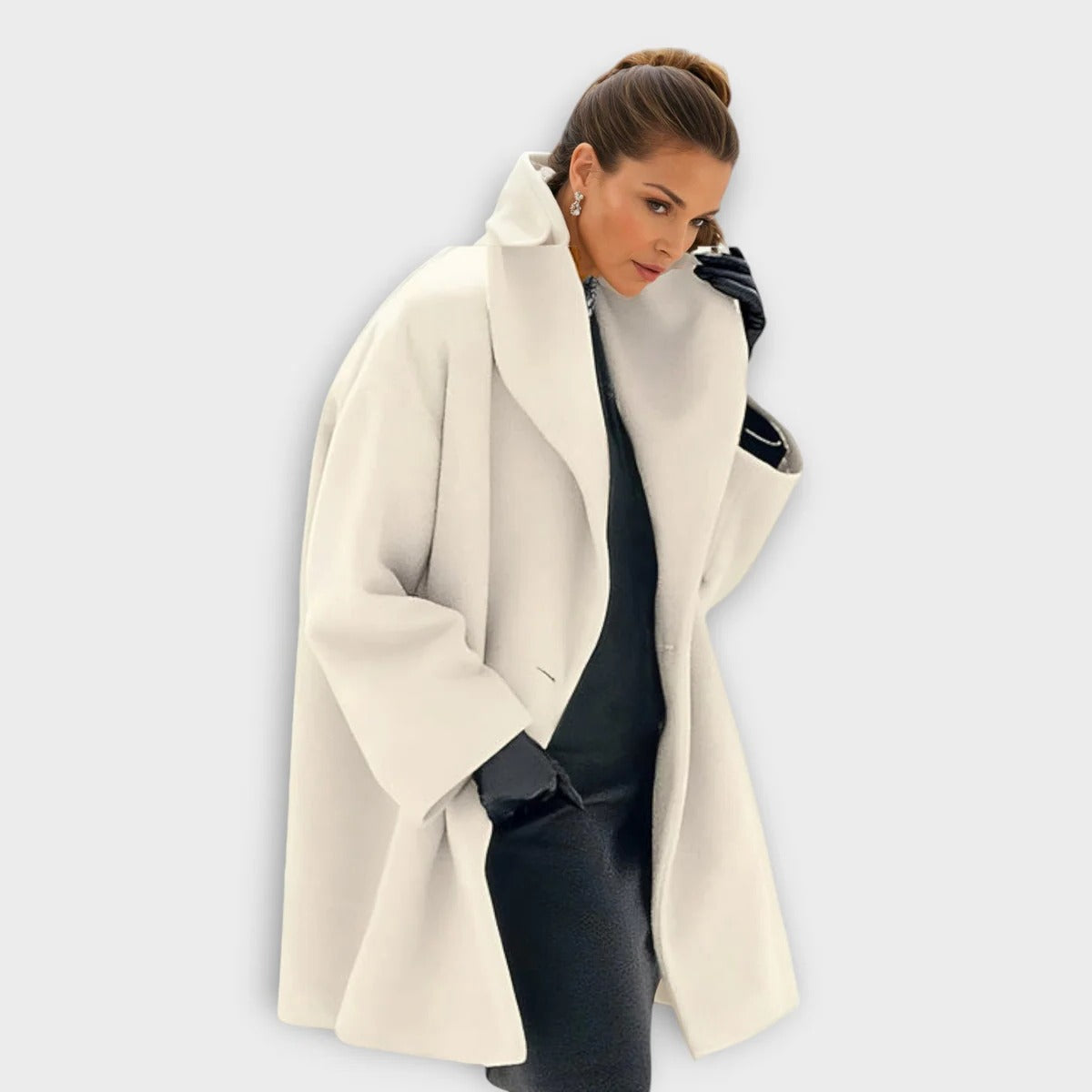 Velvaro Women's Windproof Wool Coat