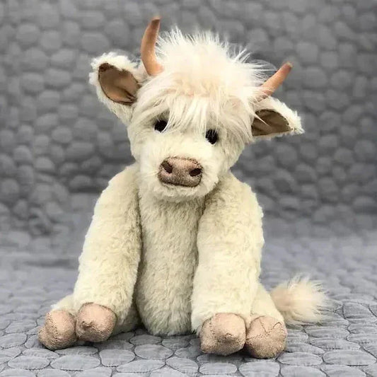 Velvaro Highland Cow Floral Garden Sculpture