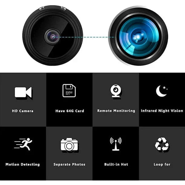 Velvaro Mini Wireless Magnetic Camera