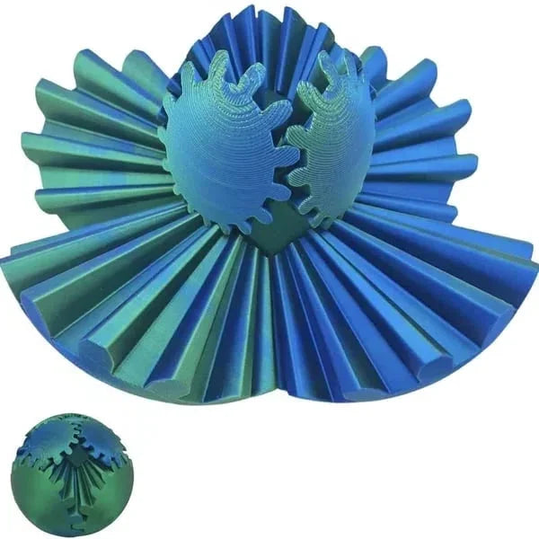 Velvaro Steampunk Gear Ball Fidget Toy
