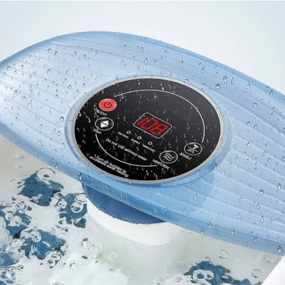 Velvaro Heated Foot Spa Bubble Massager