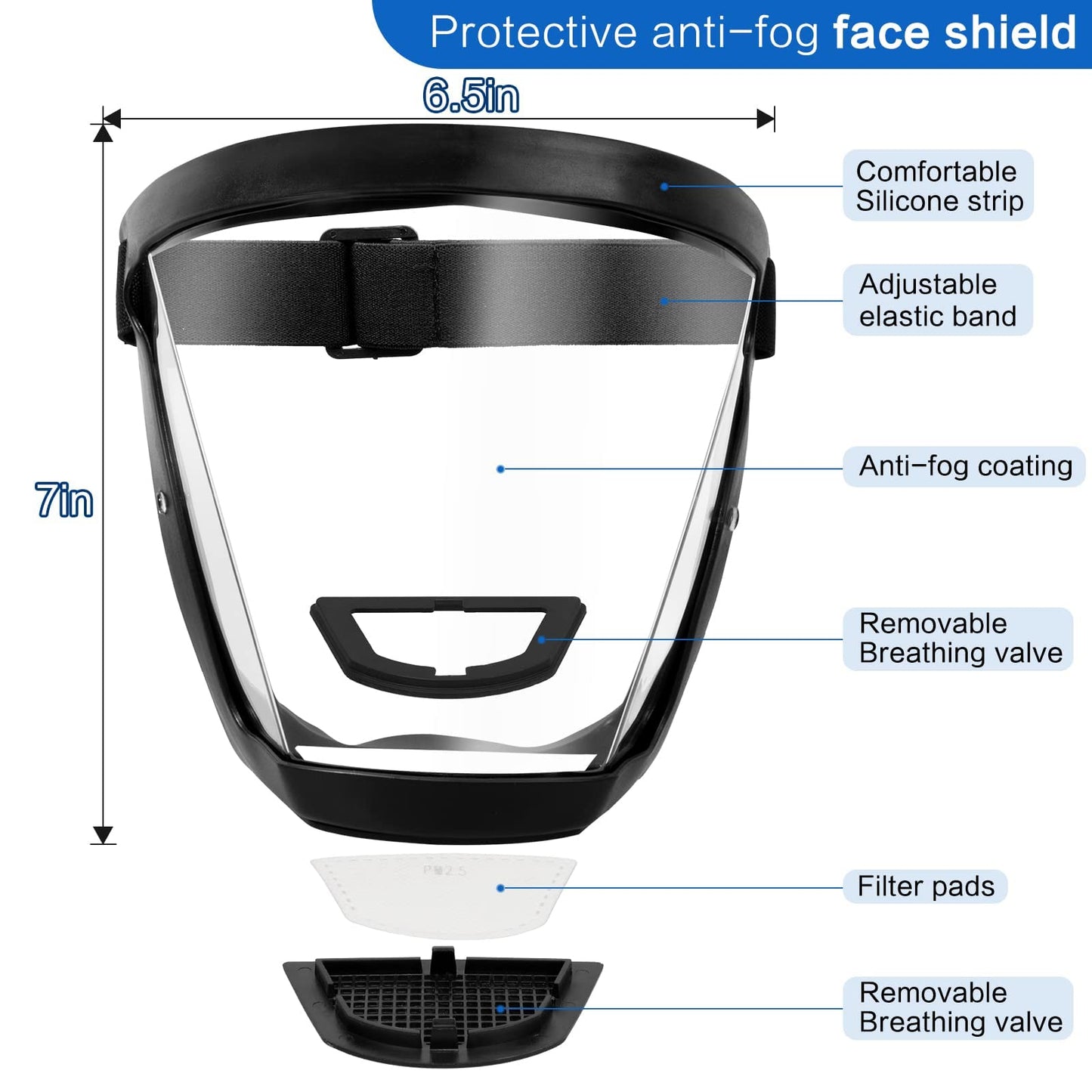 Velvaro Anti-Fog Protective Face Shield