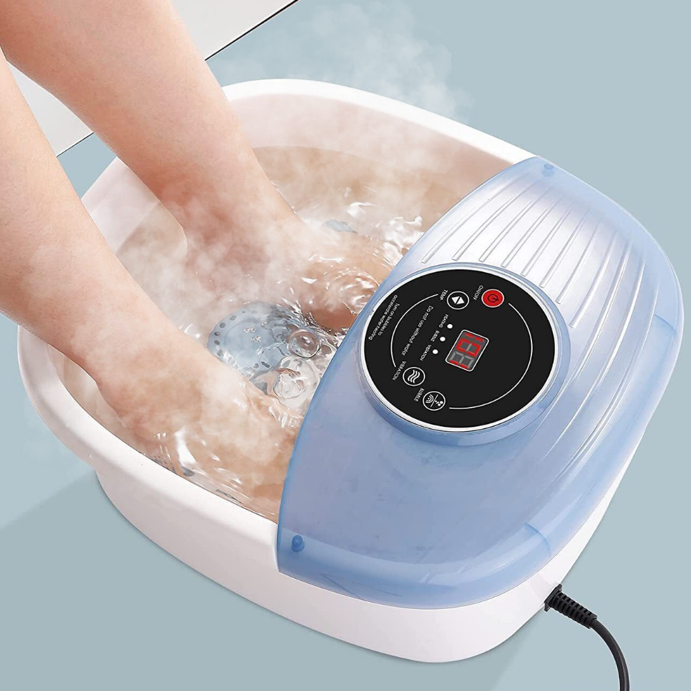 Velvaro Heated Foot Spa Bubble Massager