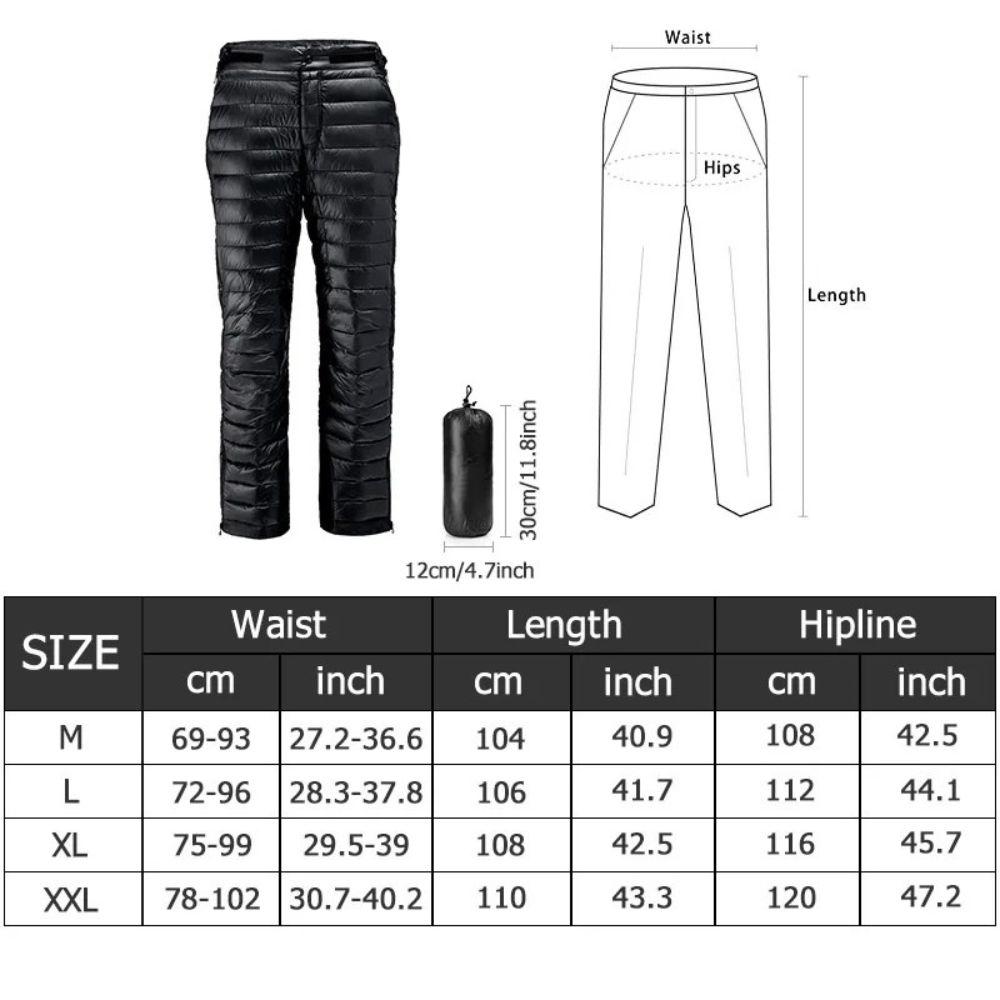 Velvaro Thermal Down Outdoor Hiking Trousers