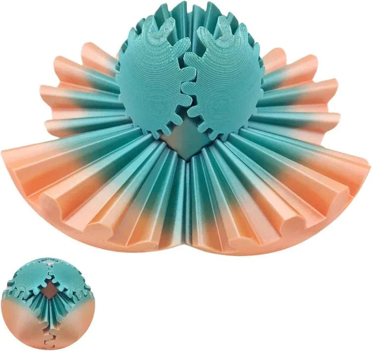 Velvaro Steampunk Gear Ball Fidget Toy