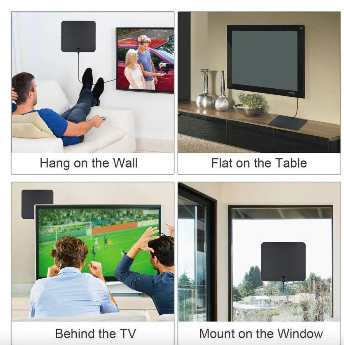 Velvaro 300-Mile HDTV Indoor Antenna