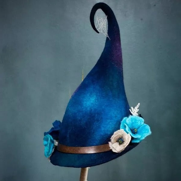 Velvaro Halloween Felt Witch Hat