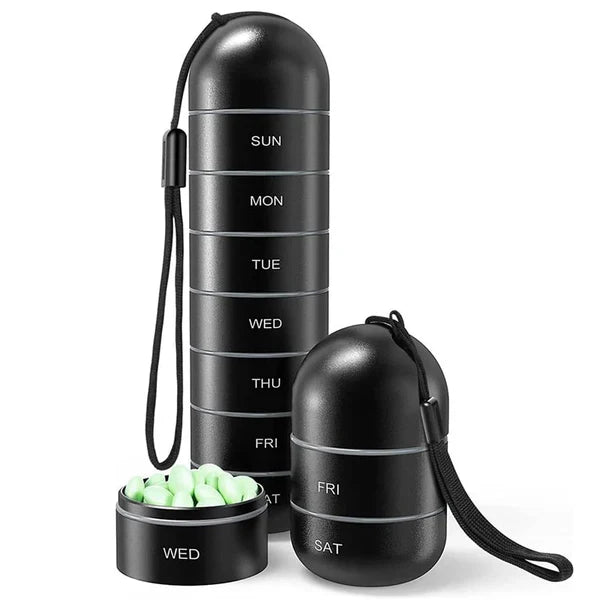 Velvaro Aluminum 7-Day Pill Organizer