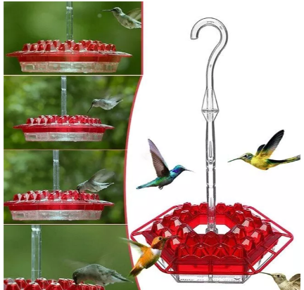 Velvaro Ant-Proof Hummingbird Feeder