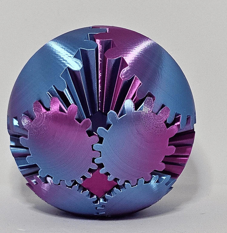 Velvaro Steampunk Gear Ball Fidget Toy
