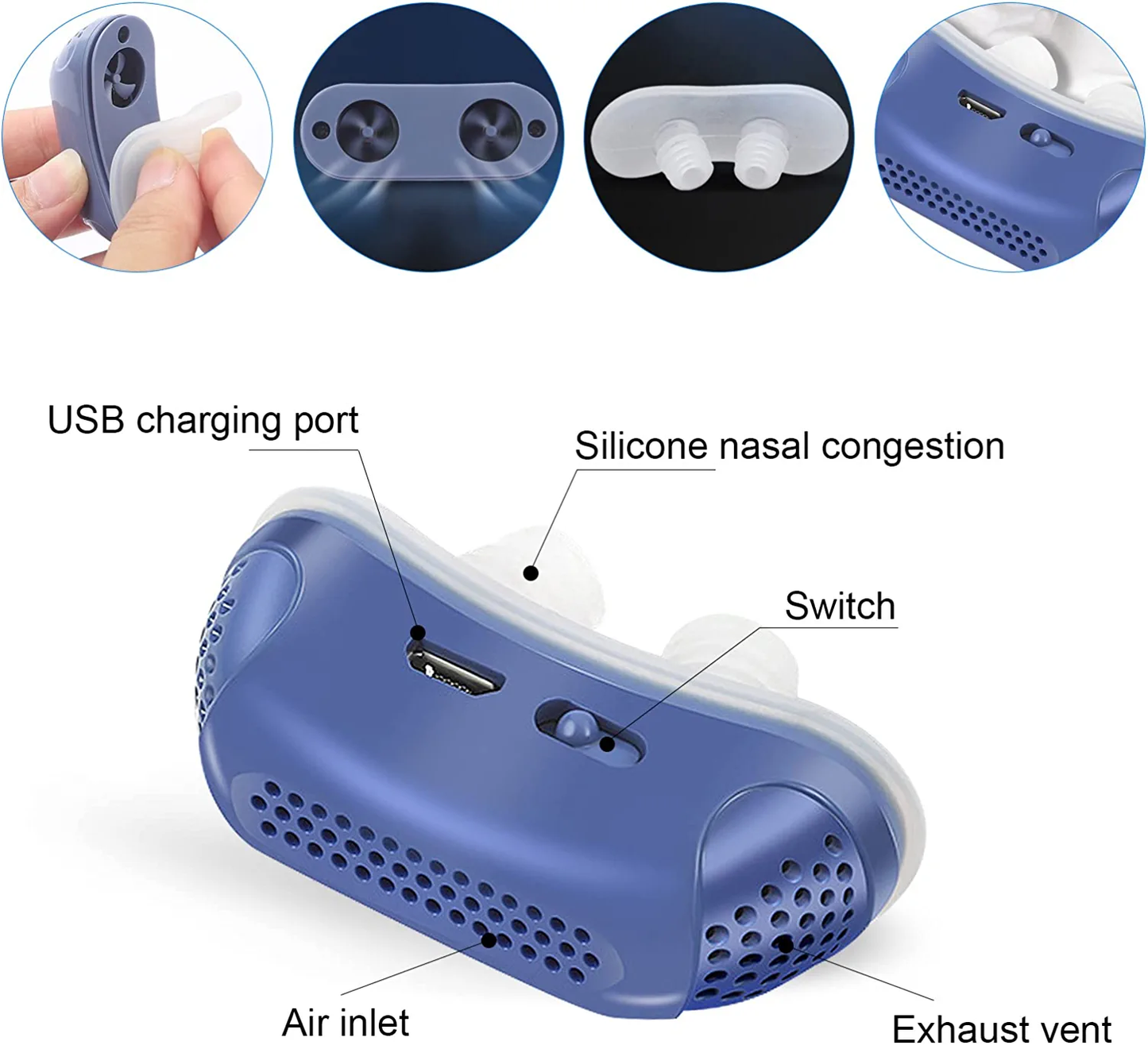 Velvaro Travel CPAP Anti-Snoring Device