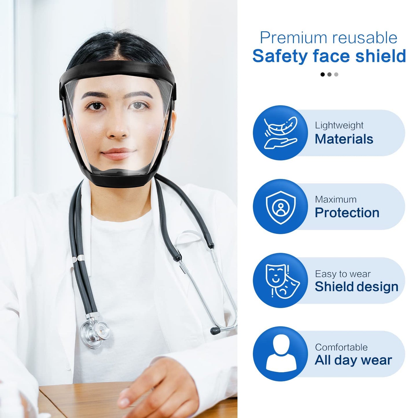 Velvaro Anti-Fog Protective Face Shield