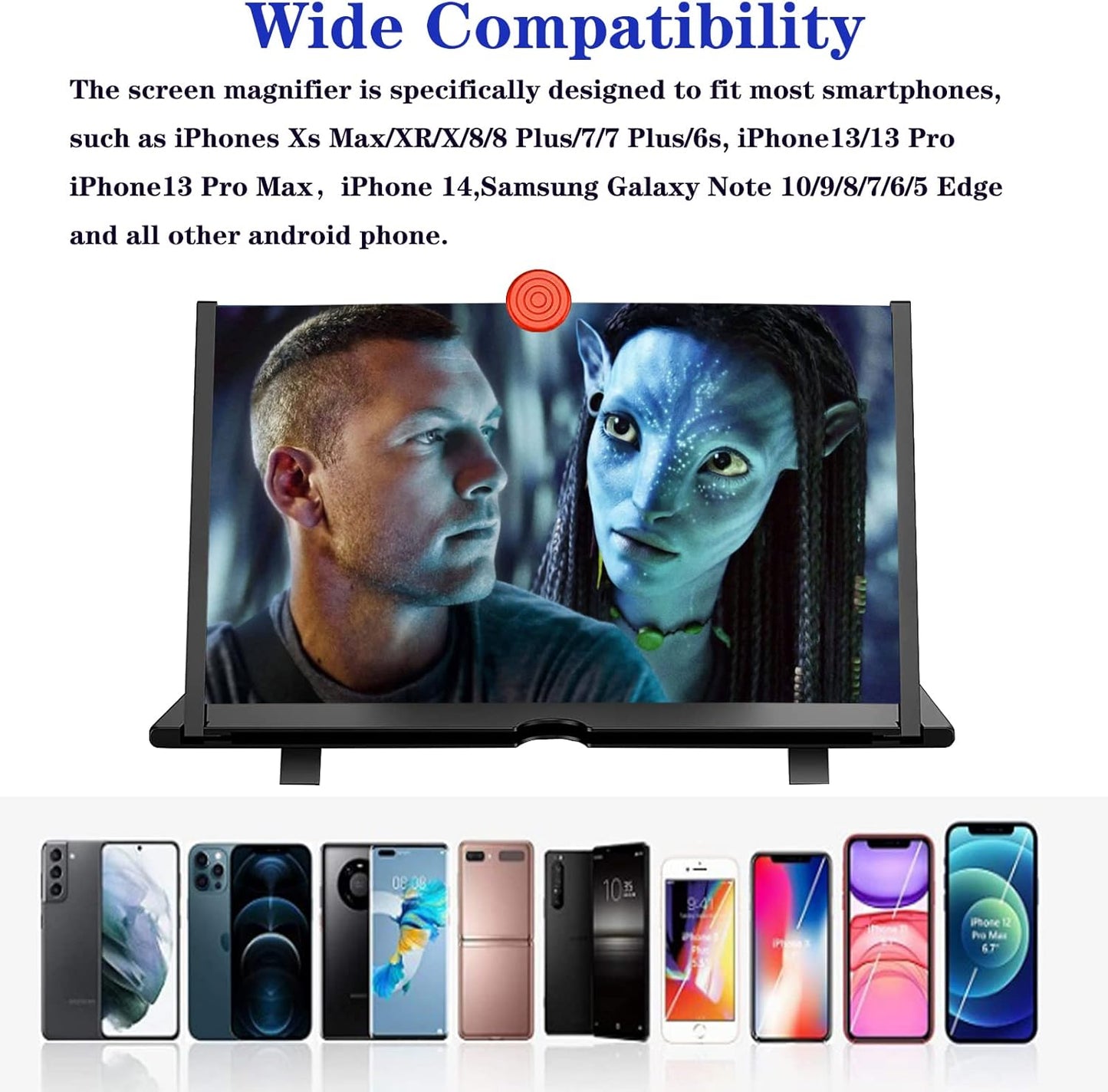 Velvaro 16-Inch Phone Screen Magnifier