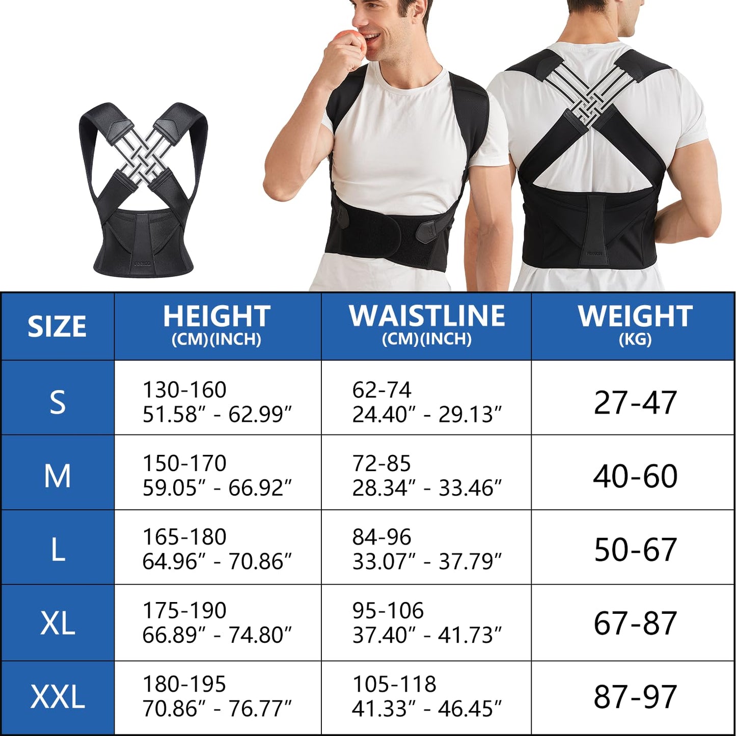 Velvaro Back Posture Corrector Brace