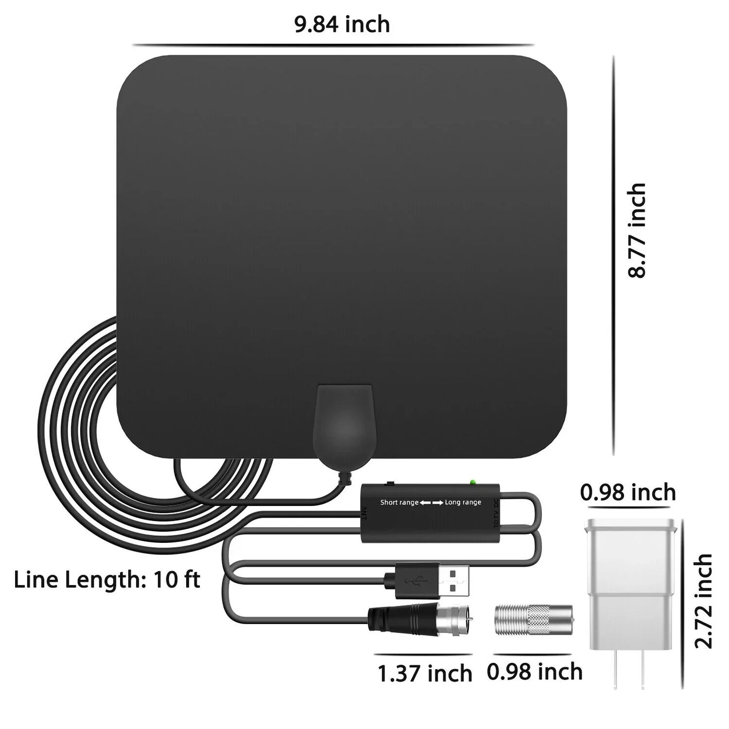 Velvaro 300-Mile HDTV Indoor Antenna