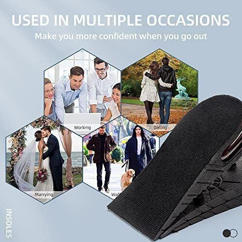 Velvaro Height Increase Shoe Insoles