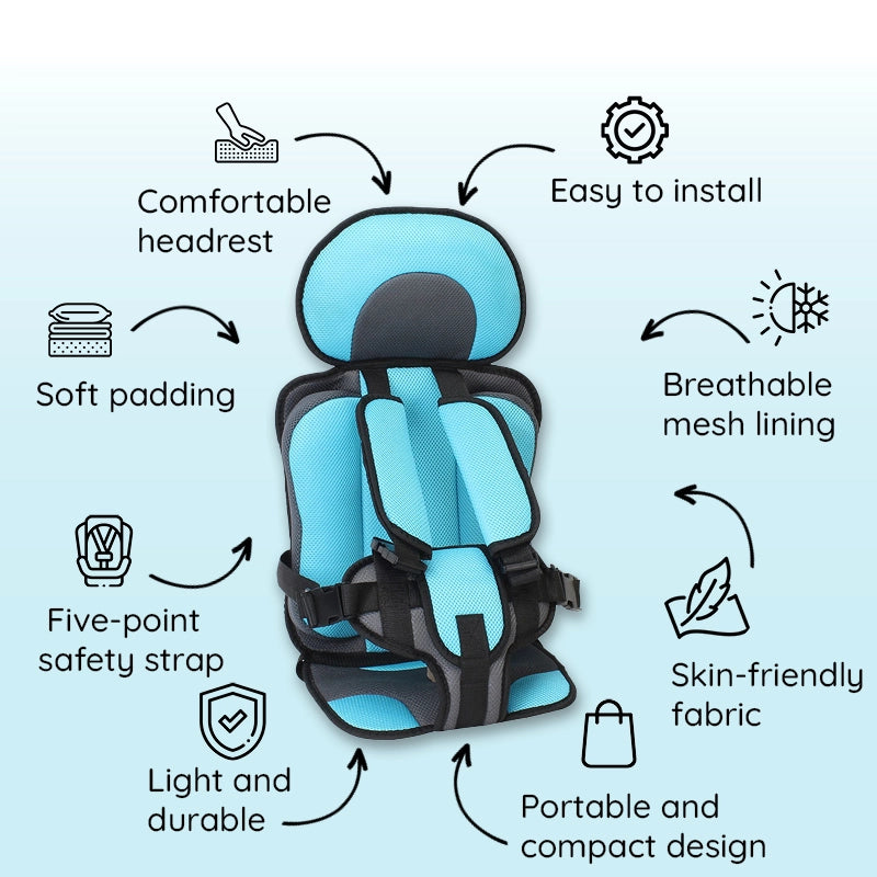 Velvaro Child Protection Car Seat Cushion
