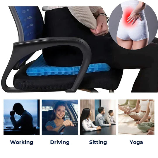 Velvaro Orthopedic Gel Seat Cushion