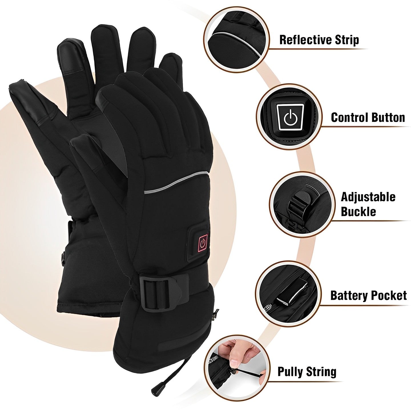 Velvaro Electric Heated Gloves