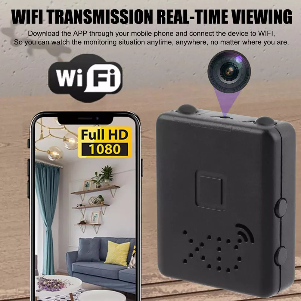 Velvaro Micro HD WiFi Camera with Audio