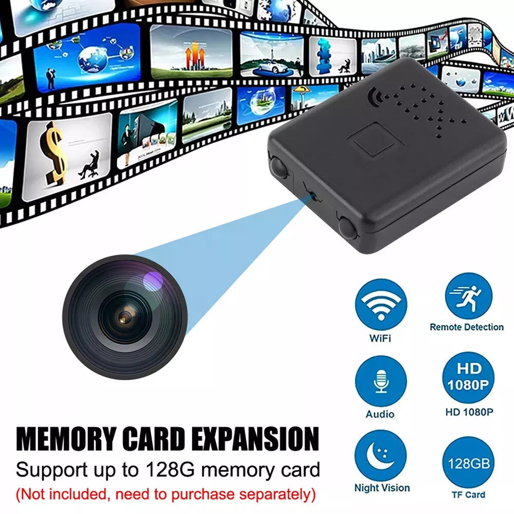 Velvaro Micro HD WiFi Camera with Audio