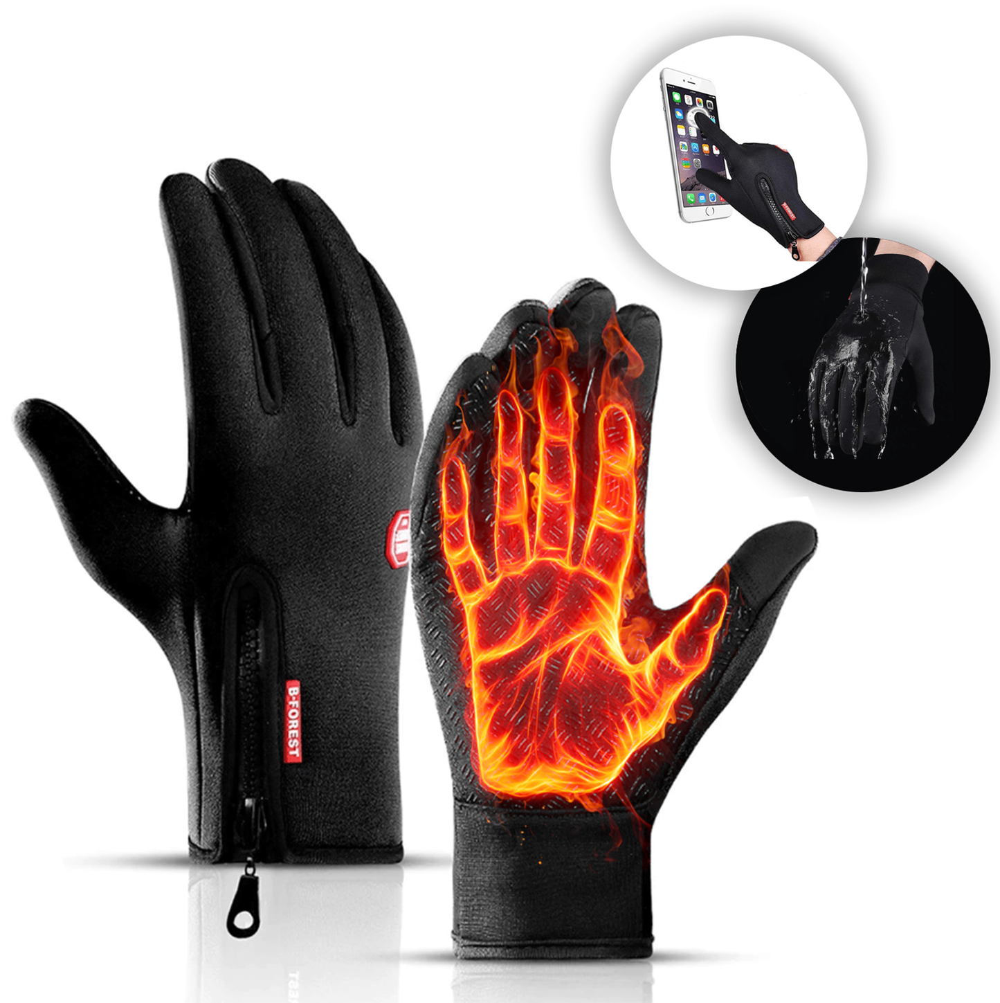 Velvaro Unisex Touchscreen Winter Gloves