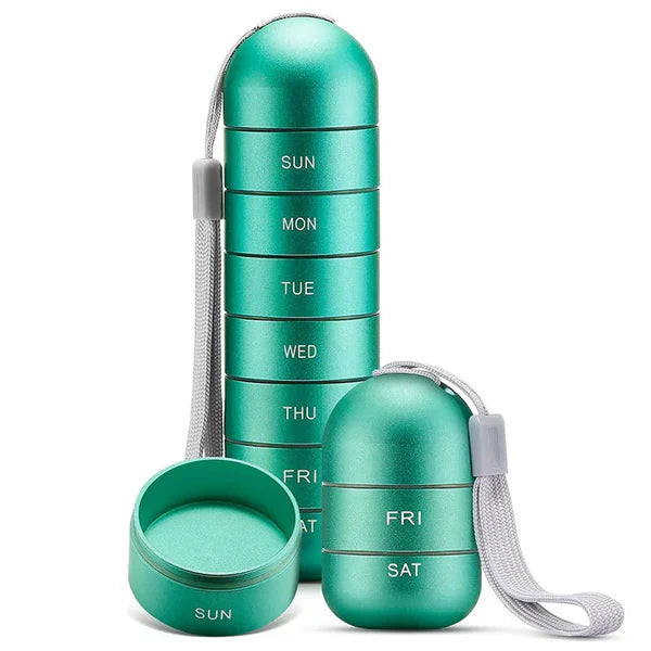 Velvaro Aluminum 7-Day Pill Organizer