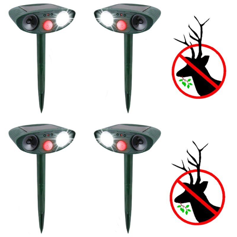 Velvaro Solar Deer Repeller 4-Pack