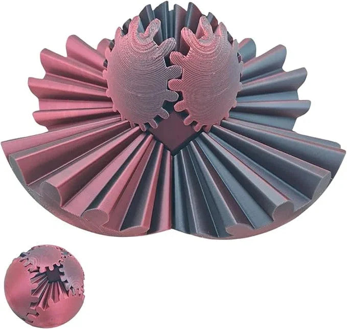 Velvaro Steampunk Gear Ball Fidget Toy
