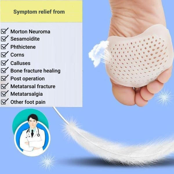 Velvaro Breathable Metatarsal Pads 2-Pack