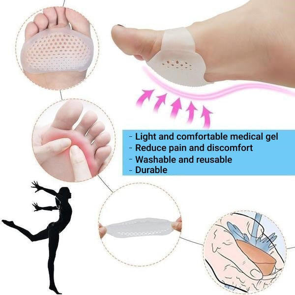 Velvaro Breathable Metatarsal Pads 2-Pack