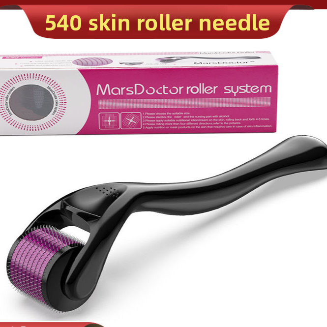 Velvaro Scalp Roller — Titanium Microneedle (540)