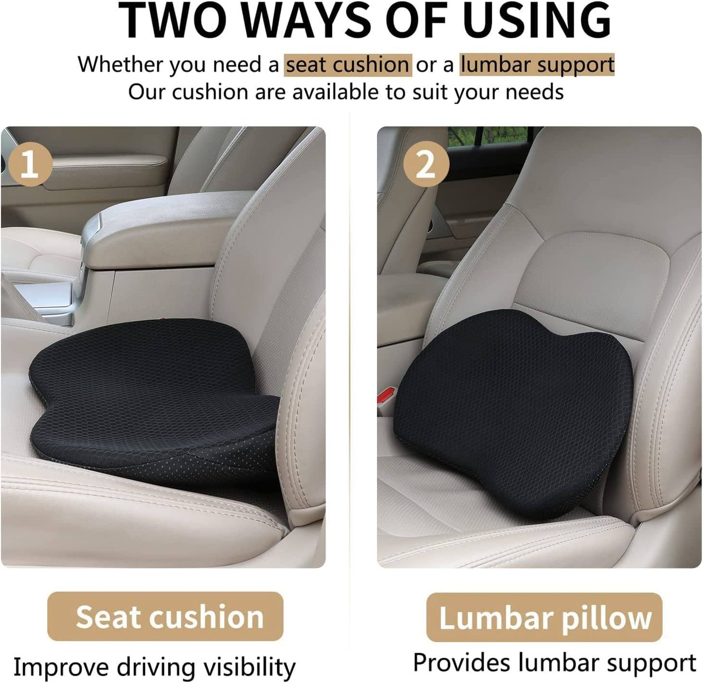 Velvaro Car Booster Seat Cushion Adult