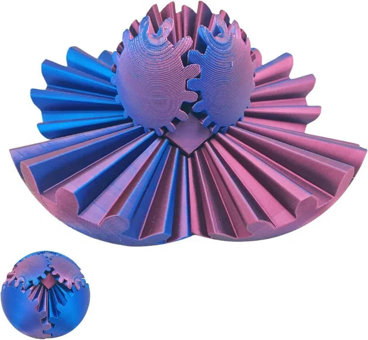 Velvaro Steampunk Gear Ball Fidget Toy