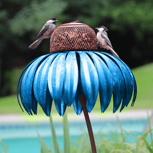Velvaro Coneflower Bird Feeder