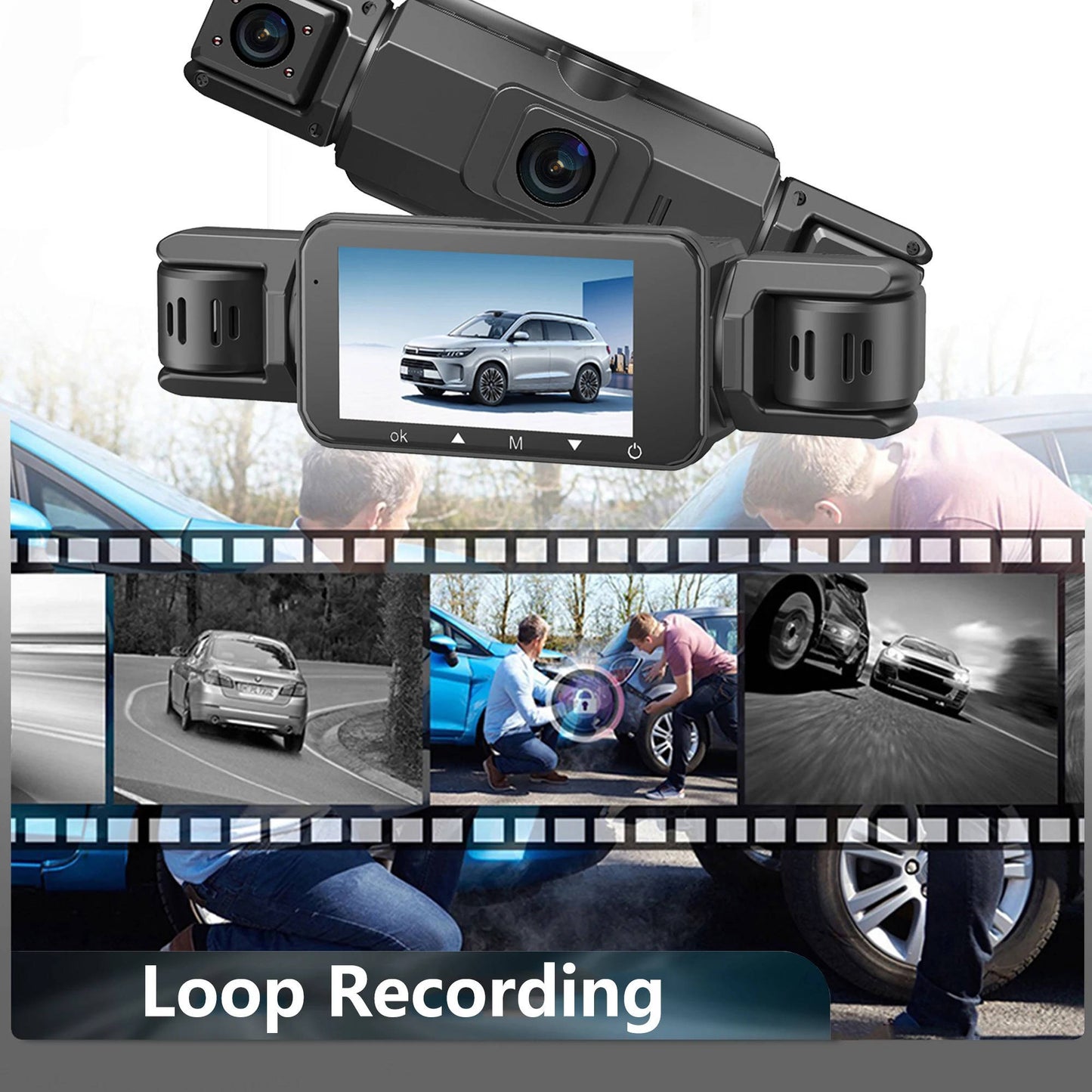 Velvaro Wireless Dash Cam Front Rear