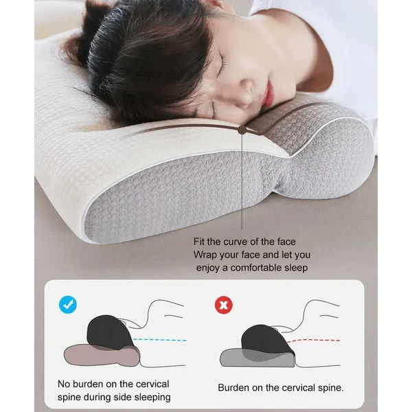 Velvaro Ergonomic Goose Down Cervical Pillow