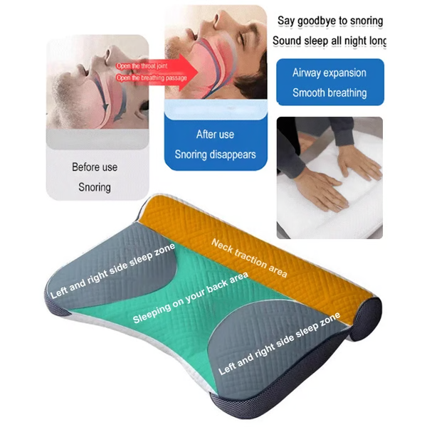 Velvaro Ergonomic Goose Down Cervical Pillow