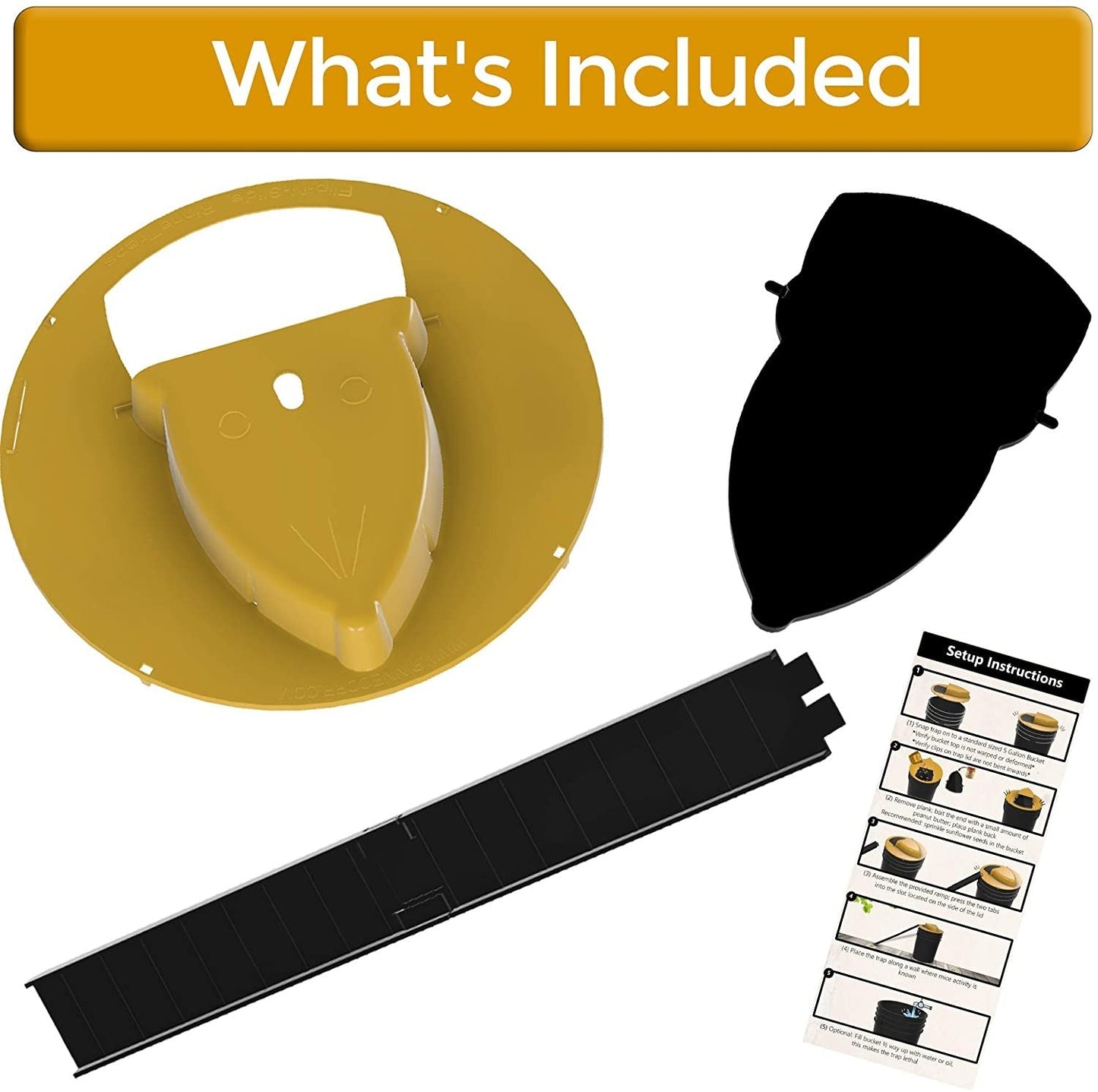 Velvaro Premium Bucket Lid Mouse Trap