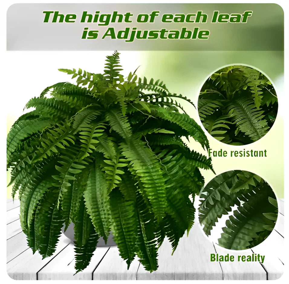 Velvaro UV-Resistant Artificial Boston Fern