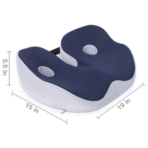 Velvaro Memory Foam Sit Bone Seat Cushion