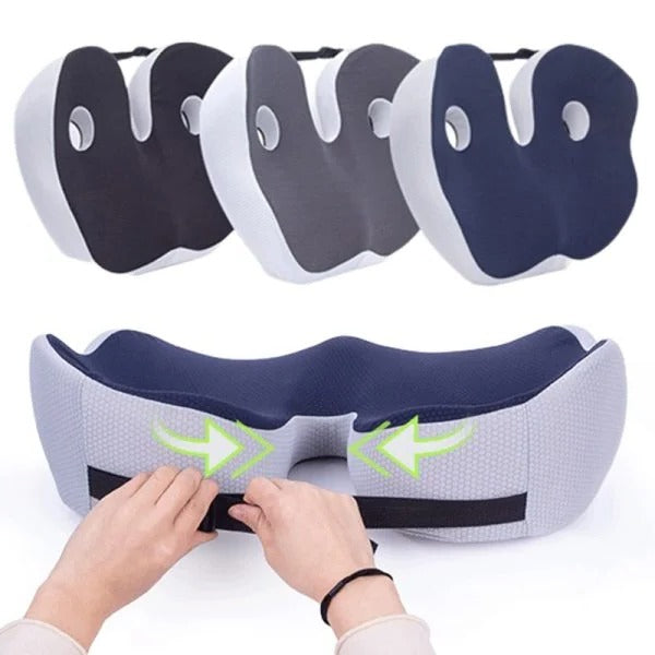 Velvaro Memory Foam Sit Bone Seat Cushion