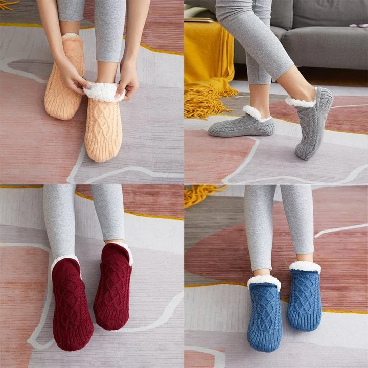 Velvaro Indoor Non-Slip Thermal Socks