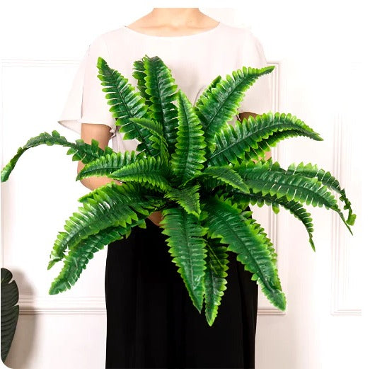 Velvaro UV-Resistant Artificial Boston Fern