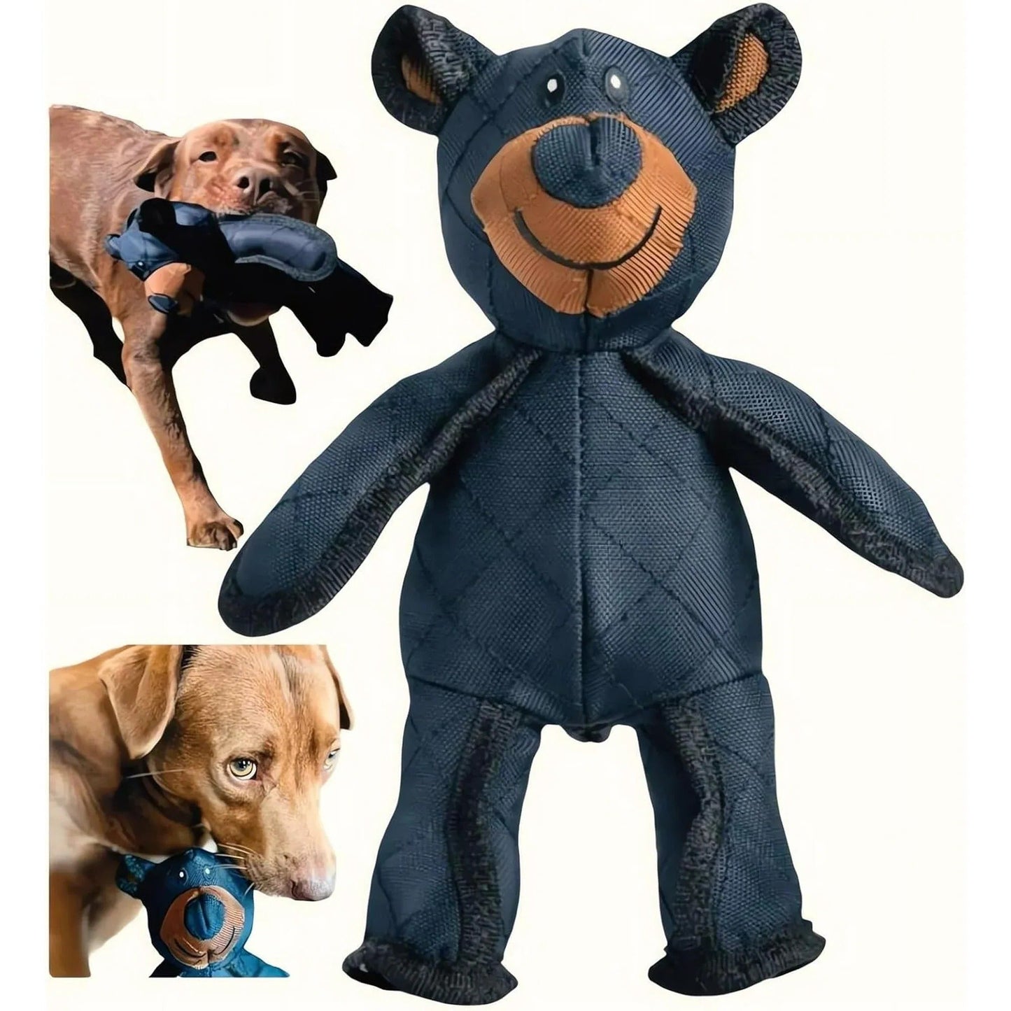Velvaro Indestructible Bear Dog Toy