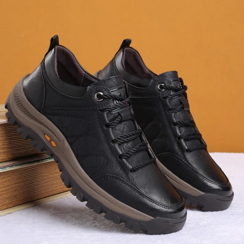 Velvaro Men's Orthopedic Leather Shoes