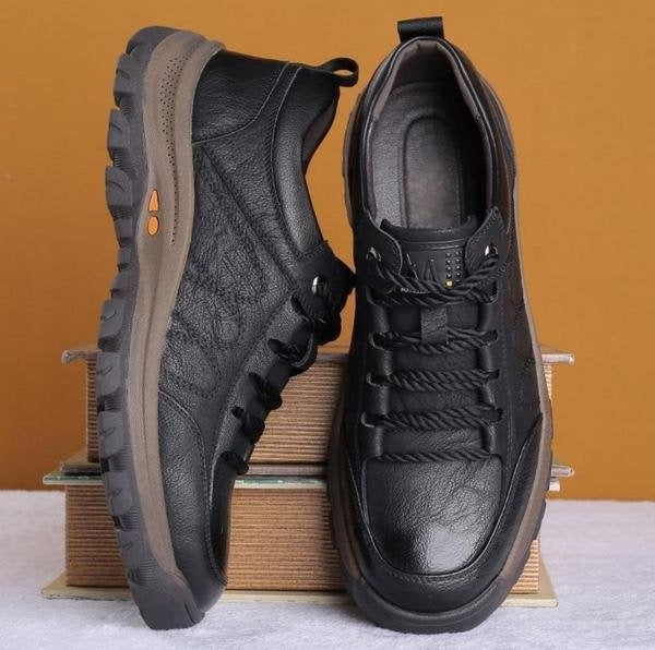 Velvaro Men's Orthopedic Leather Shoes
