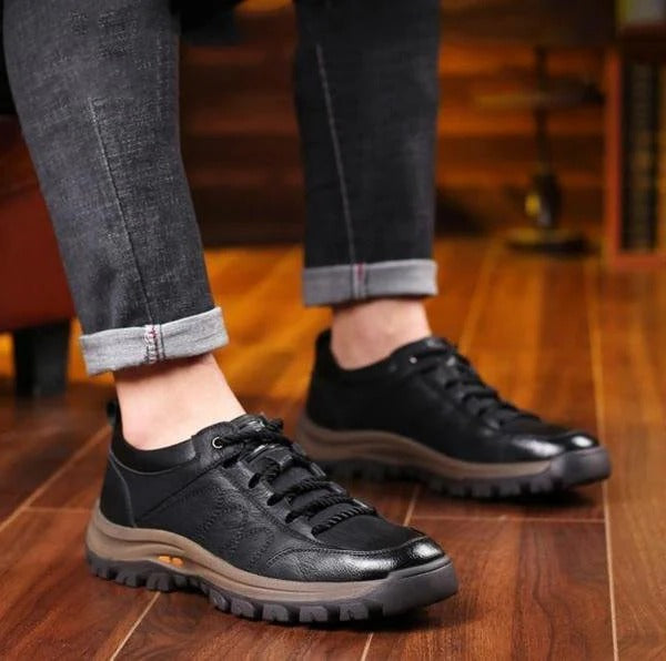 Velvaro Men's Orthopedic Leather Shoes
